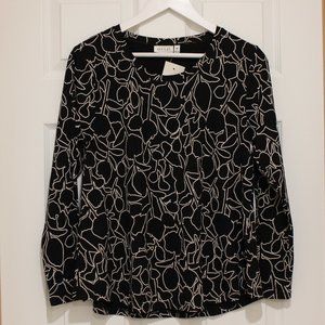 Masai Black & White Top Size M